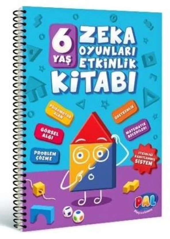 Pal Okul Öncesi Zeka Oyunları Etkinlik Kitabı (6 Yaş)