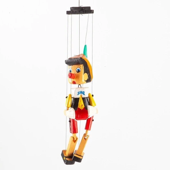 Ahşap Pinokyo Kukla Küçük Boy 20 cm