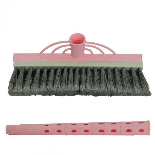 Plastik Fırçalı Saplı Camsil Set Karışık Renk Kod-170 - 3