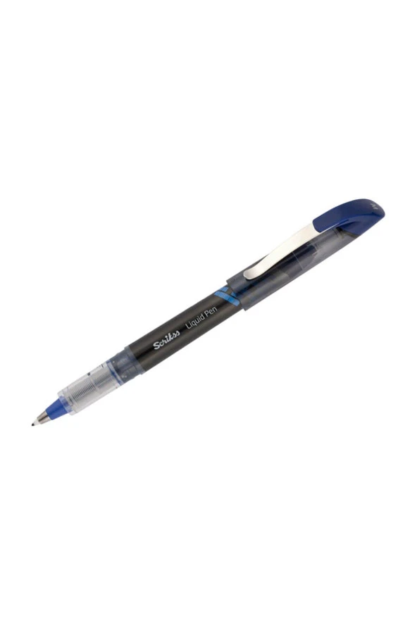 Scrikss Roller Kalem Liquid Pen Konik Uç Mavi (12 Li Paket)