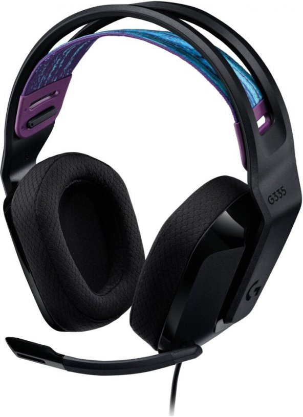 Logitech G335 Kablolu Kulak Üstü Oyuncu Kulaklığı - Siyah 981-000978 - 4