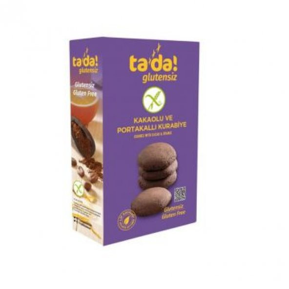 Tada Glutensiz Kakaolu Portakallı Kurabiye 100 Gr