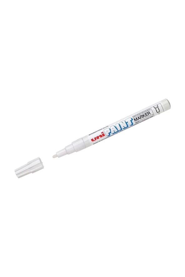 Uni-Ball Markör Boyama Kalemi Paint Marker 2.2 - 2.8 Mm Beyaz (12 Li Paket)