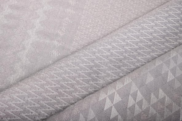 Finezza Ezgi Lüx Jakar Polycotton Kumaş Gri Masa Örtüsü 160x220 cm - 1065 - 4