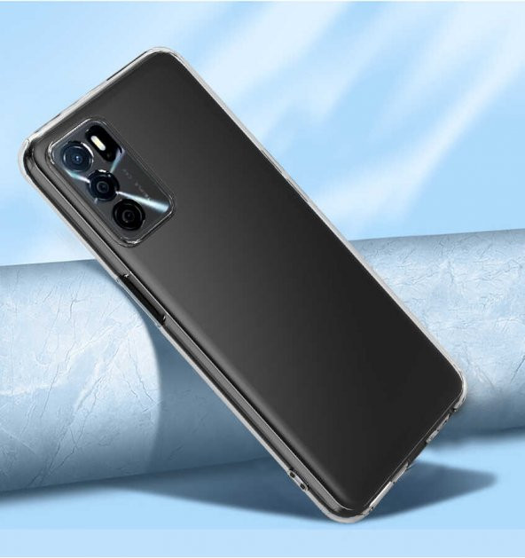 Oppo A16 Kılıf Kamera Korumalı Süper Silikon Kapak - 3
