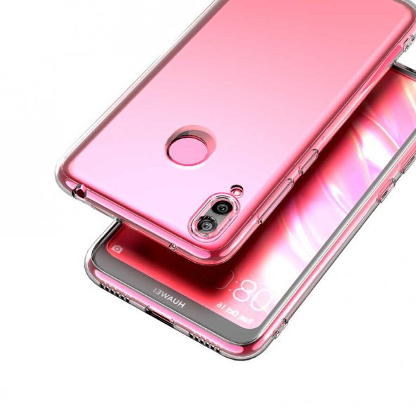 Huawei Y7 Prime 2019 Kılıf Kamera Korumalı Süper Silikon Kapak - 4