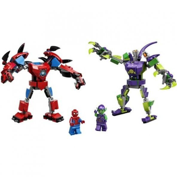 Lego Super Heroes 76219 Spider-Man And Green Goblin Mech Battle - 2
