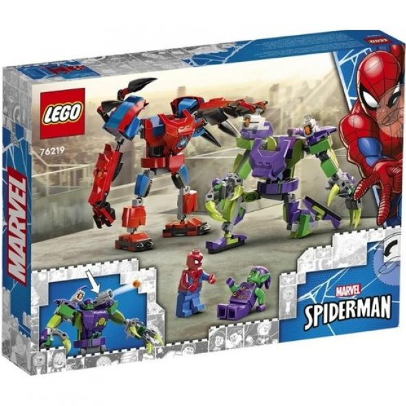 Lego Super Heroes 76219 Spider-Man And Green Goblin Mech Battle - 3