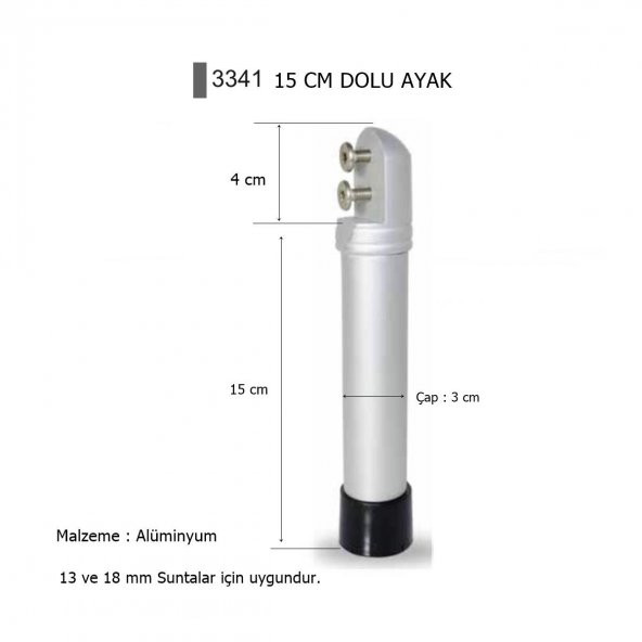 Islak Hacim Kompakt Wc Kabin Dolu Ayak 15 cm Alüminyum - 2