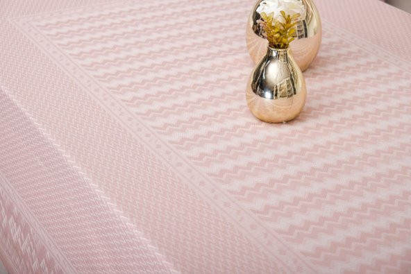 Finezza Ezgi Lüx Jakar Polycotton Kumaş Pudra Masa Örtüsü 160x220 cm - 1068 - 5