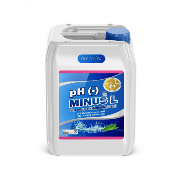 pH ve Alkalinite Düşürücü Sıvı pH  Minus - L 30KG