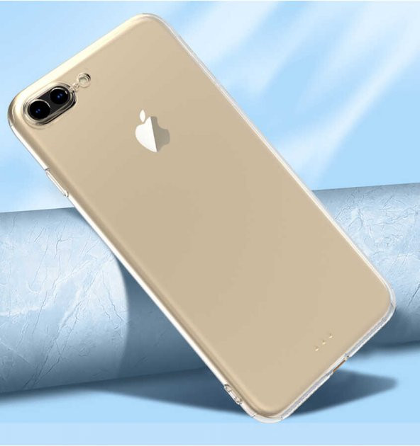 Apple iPhone 7 Plus Kılıf Kamera Korumalı Süper Silikon Kapak - 4