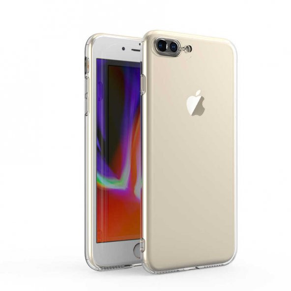 Apple iPhone 7 Plus Kılıf Kamera Korumalı Süper Silikon Kapak - 5