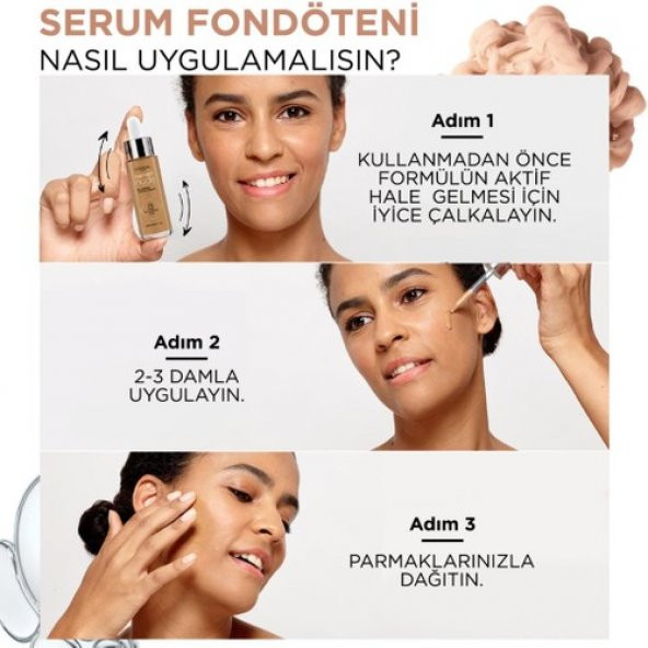 LOréal Paris True Match Nude Fondöten Serum 3-4 Light Medium - 8