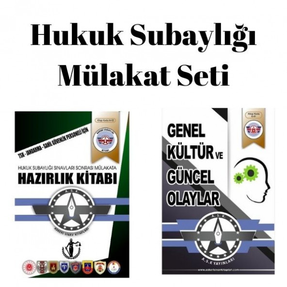 Hukuk Subaylığı Mülakat Seti