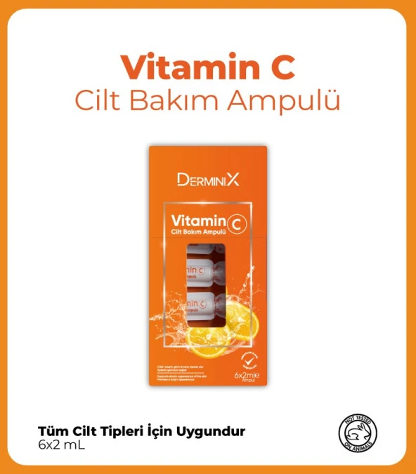 Derminix Vitamin C Cilt Bakım Ampulü