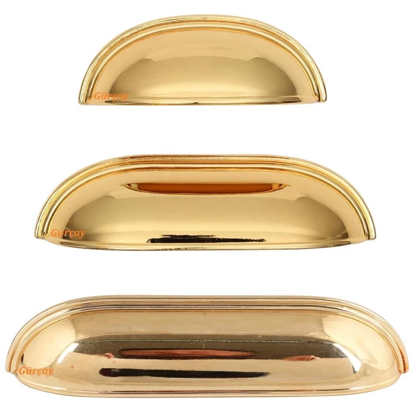 Lüks Çanak Kulp Altın ürün görseli