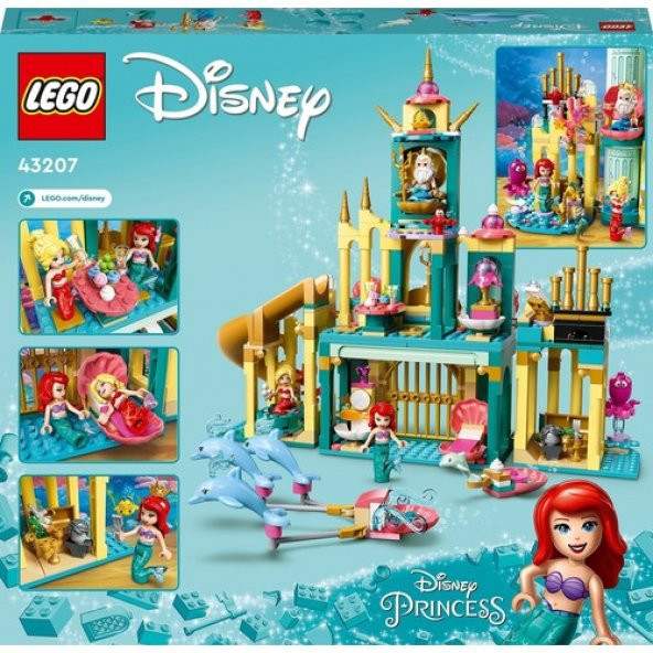 LEGO Disney 43207 Ariels Underwater Palace - 4