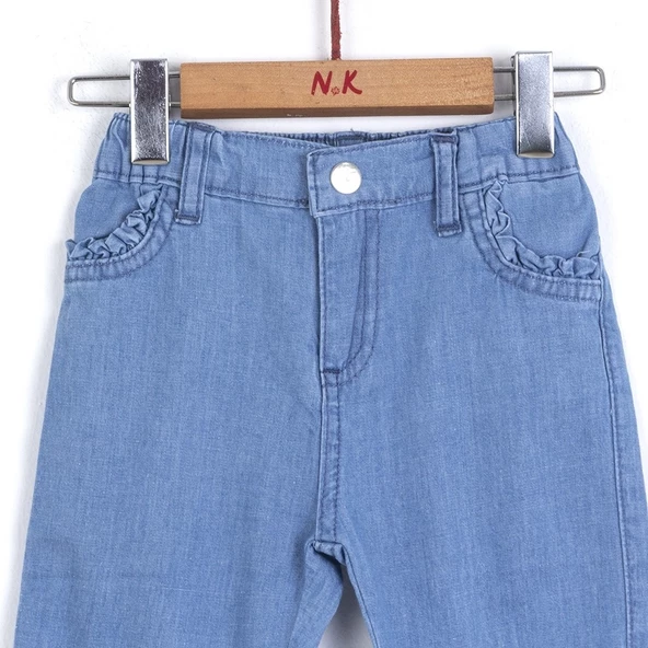 NK Kids Mavi Kız Bebek Firuze Pantolon - 2