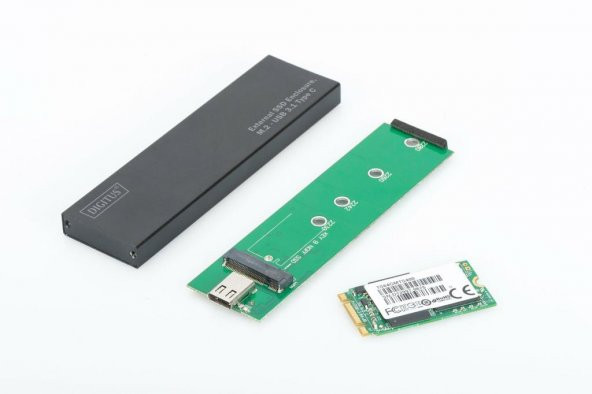 DIGITUS DA-71115 M.2 SATA SSD KUTUSU.USB3.1 TİP C, - 3