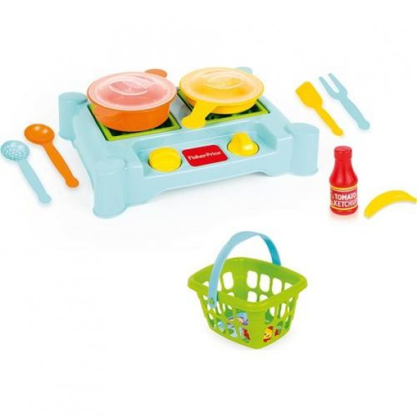 Fisher Price 1822 Eğitici Öğretici Mutfak ve Evcilik Oyuncağı Ocak Cooker Set
