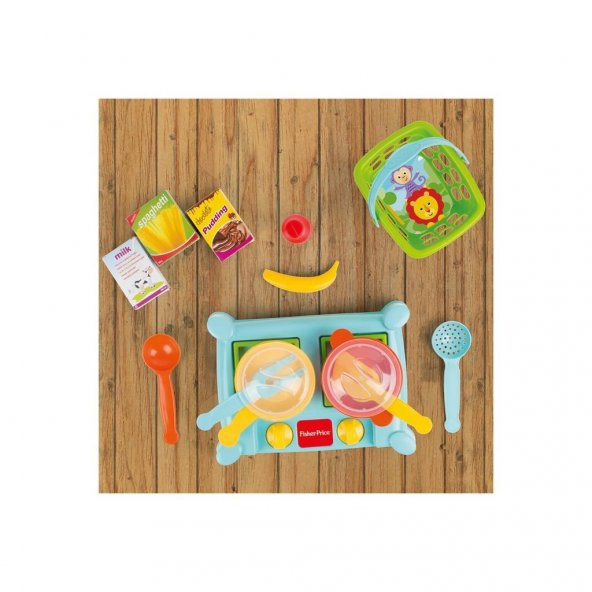 Fisher Price 1822 Eğitici Öğretici Mutfak ve Evcilik Oyuncağı Ocak Cooker Set - 2