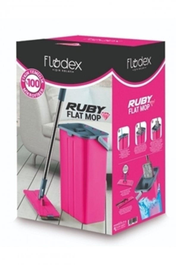 Flodex Temizlik Seti Ruby Flat Mop