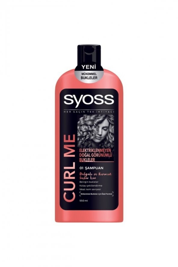 Curl Me Şampuan 550 ml