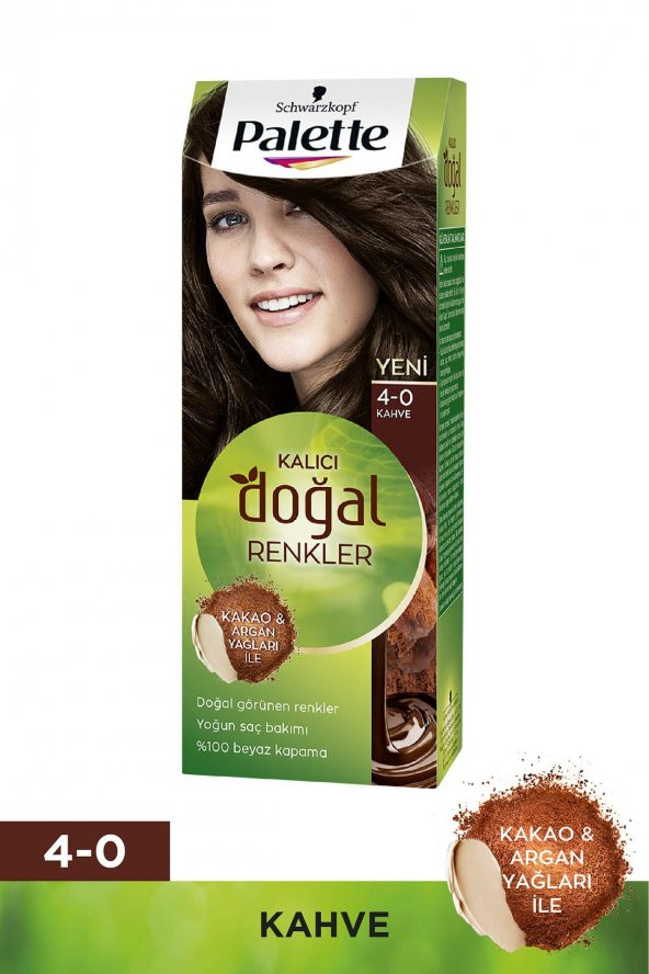 Kalıcı Doğal Renkler 4-0 Kahve