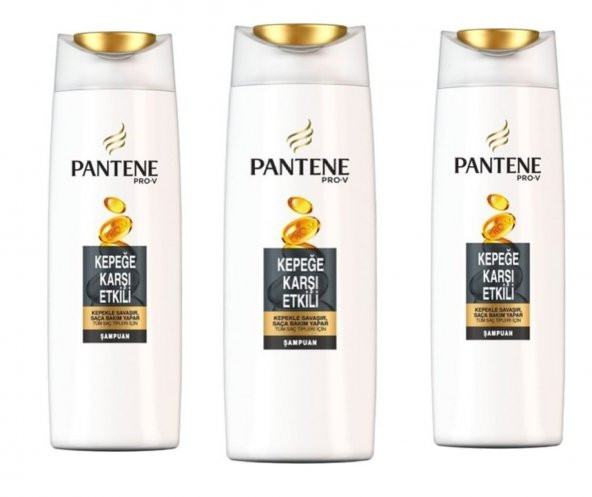 PANTENE 3LÜ Şampuan Kepeğe Karşı Etkili 400 ml