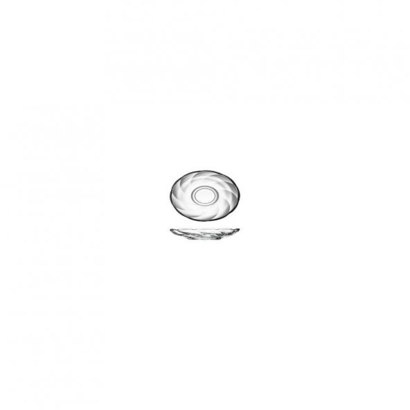 Paşabahçe 6 Adet Burgulu Çay Tabağı 54271 - 2