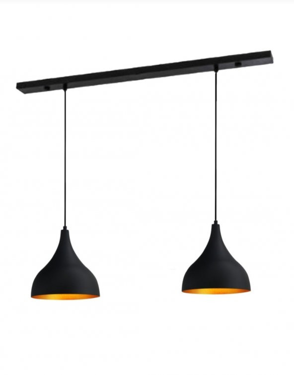 MYLİGHTS  RETRO  RUSTİK VİNTAGE İKİLİ SARKIT MASA ÜSÜT  BAR ÜSTÜ AVİZE ürün görseli