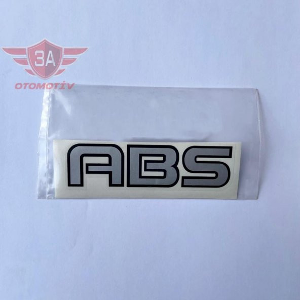 Mitsubishi Canter ABS Yazısı Etiket