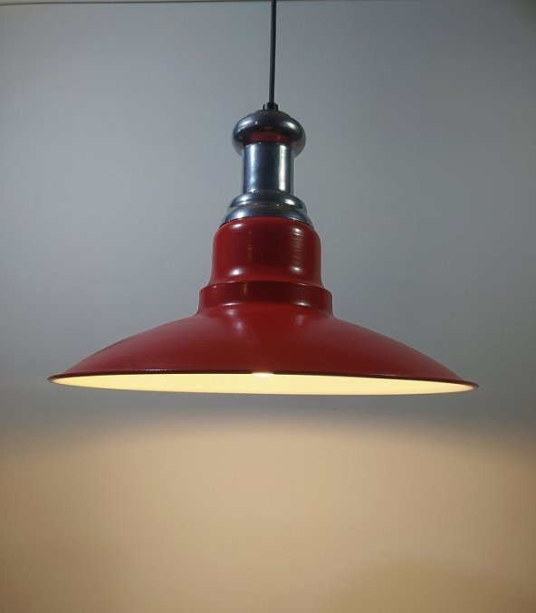 MYLİGHTS  VİNTAGE RETOR RUSTİK  KIRMIZI METAL SAKIT AVİZE