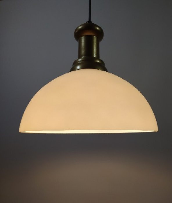 MYLİGHTS  OPAL SARKIT AVİZE 30 CM BRONZ ASKILI