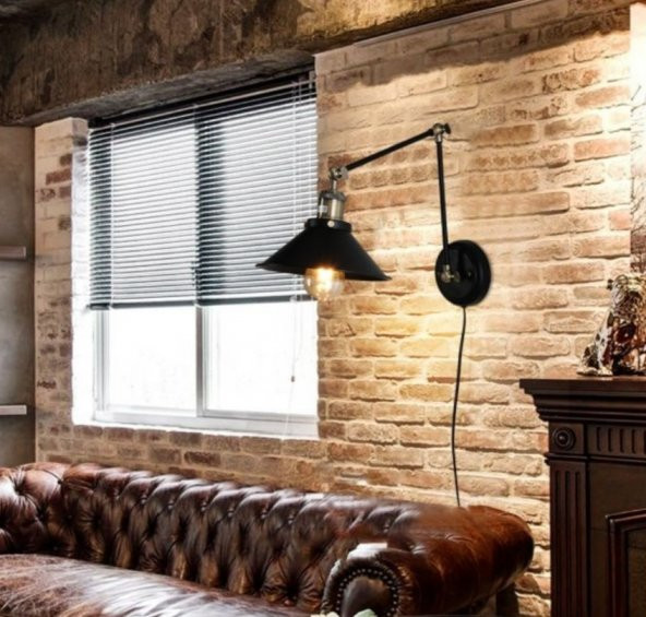 mylights akrobat fişli anahtarlı duvar aplik mafsalı gareketli anahtarlı mafsalı aplik