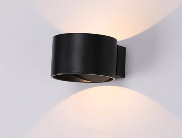 MYLİGHTS   SİYAH   ÇİFT YÖNLÜ LED APLİK BEYAZ G9 LED AMPUL DAHİL