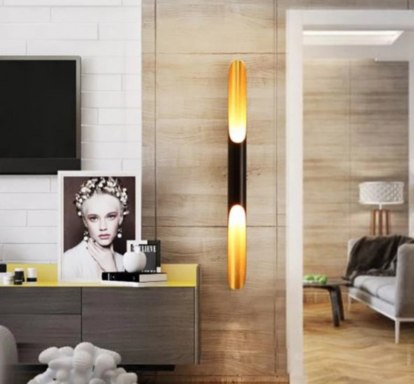 mylights  retro  rustik  çift  yönlü  led aplik  gün  ışığı  gu 10 led ampul dahildir