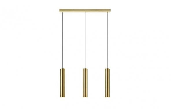 MYLİGHTS LED AVİZE  MODERN SPOR ÜÇLÜ LED SARKIT AVİZE GOLD  LED AMPUL GÜN  IŞIĞI DAHİLDİR