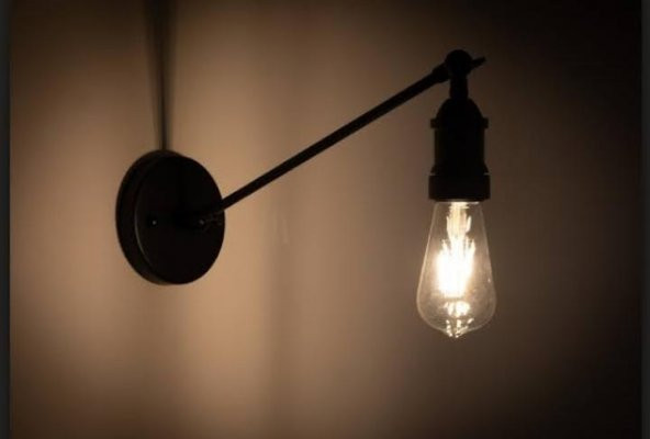 MYLİGHTS SİYAH  MAFSALI HAREKETLİ APLİK DUVAR LAMBASI GECE LAMBASI ürün görseli