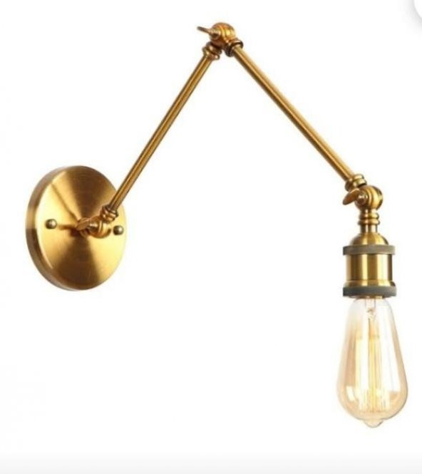 MYLİGHTS ESKİTME  ÜÇ MAFSALI APLİK OKUMA LAMBASI DUVAR AYDINLATMA ürün görseli