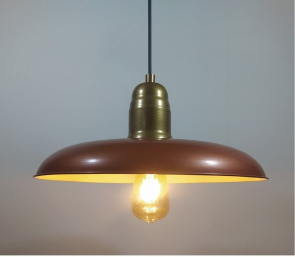 MYLİGHTS  BAKIR METAL SARKIT AVİZE RETRO RUSTİK VİNTAGE  AVİZE