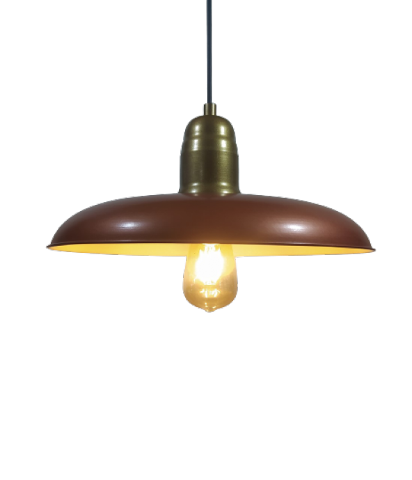 MYLİGHTS VİNTAGE RETRO  RUSTİK BAKIR  İÇİ BEYAZ METAL SARKIT AVİZE