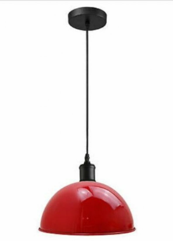 MYLİGHTS  METAL SARKIT AVİZE  KIRMIZI  30 CM