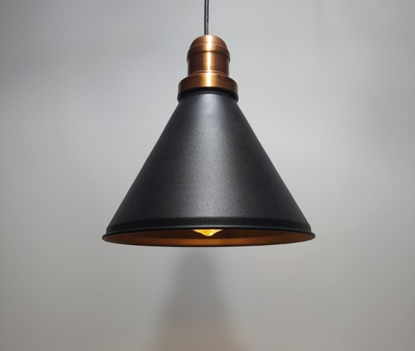 MYLİGHTS RETRO RUSTİK KONİK METAL SARKIT VİNTAGE AVİZE - 1