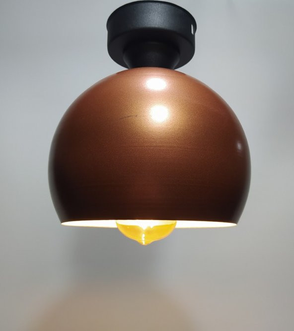 MYLİGHTS RETRO RUSTİK  VİNTAGE  METAL  PLOFONYER ARMATÜR 20 CM ürün görseli