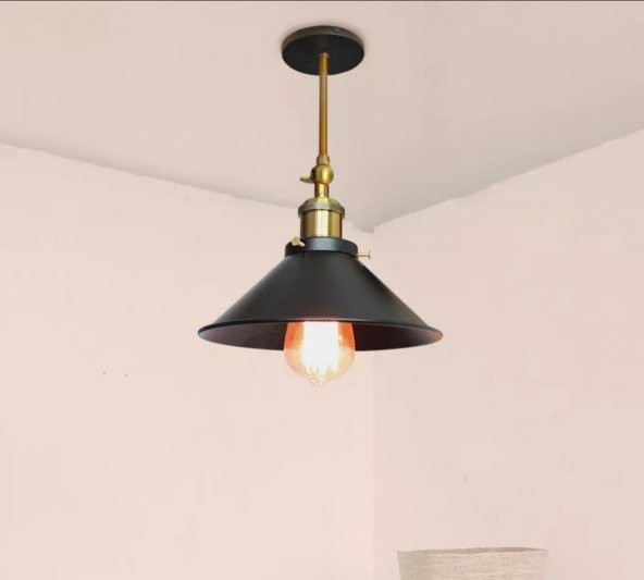 MYLİGHTS RETRO  RUSTİK  MAFSALI HAREKLİ AVİZE METAL AVİZE 22 CM EN ürün görseli