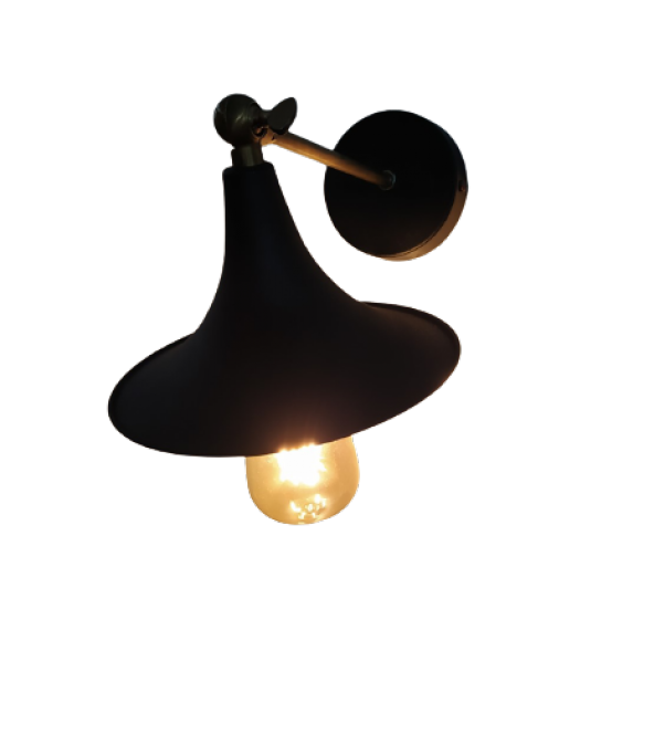 MYLİGHTS  RETRO  RUSTİK  MAFSALI HAREKTLİ APLİK DUVAR LAMBASI  E27 - Resim 2