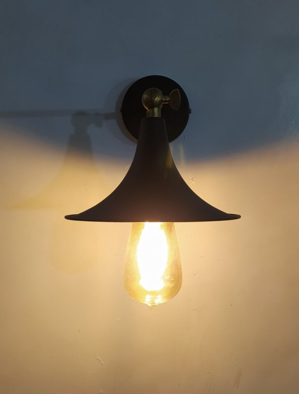 MYLİGHTS  RETRO  RUSTİK  MAFSALI HAREKTLİ APLİK DUVAR LAMBASI  E27 - Resim 3