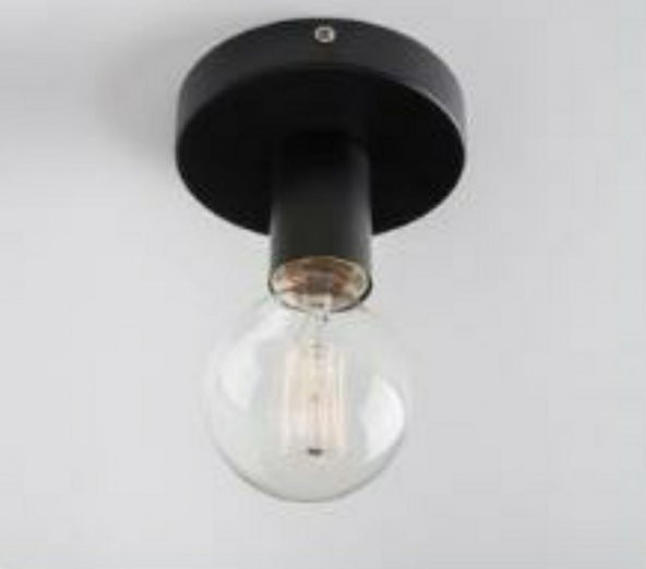 MYLİGHTS RETRO RUSTİK SİYAH DUVAR LAMBASI APLİK - 2